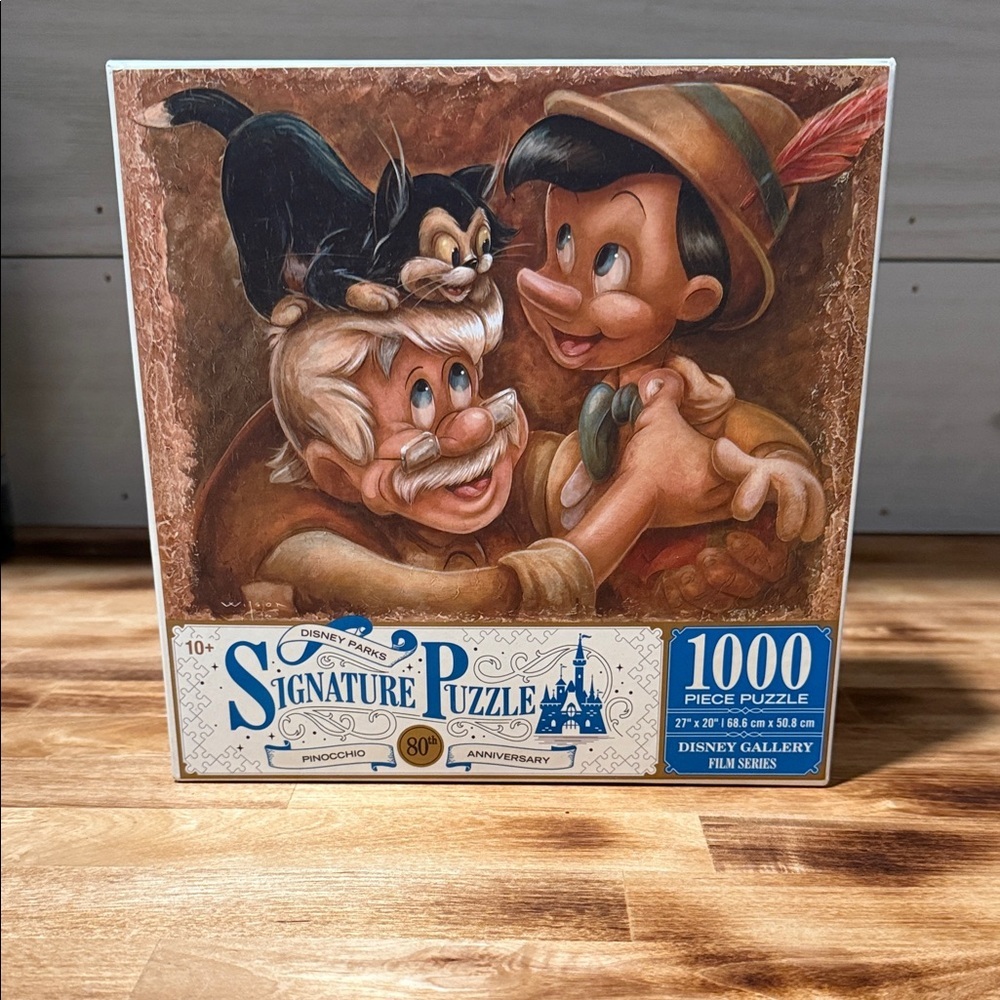 Disney Parks Signature Pinocchio 80th Anniversary Puzzle